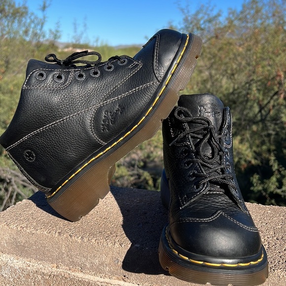 🌺 Dr. Martens Daisy 12278 Vintage 90’s Y2K Chunky Black Platform Ankle Boots - Picture 16 of 17